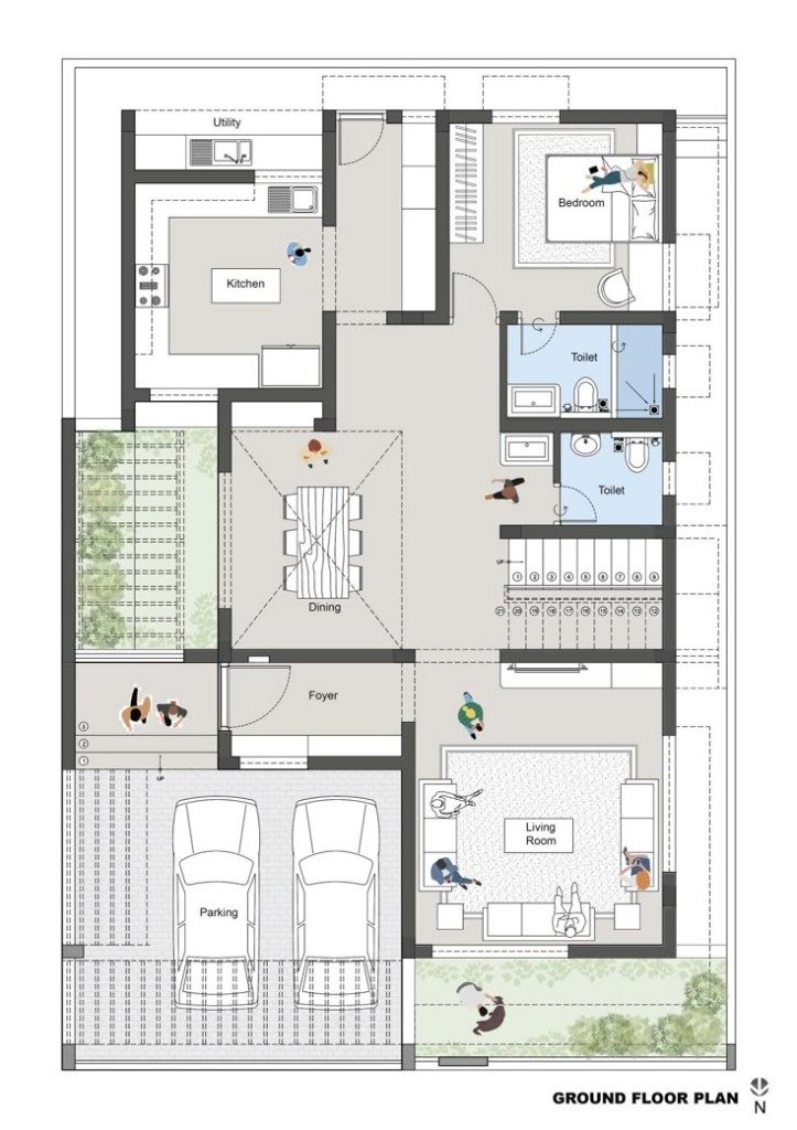 1 BHK Plan